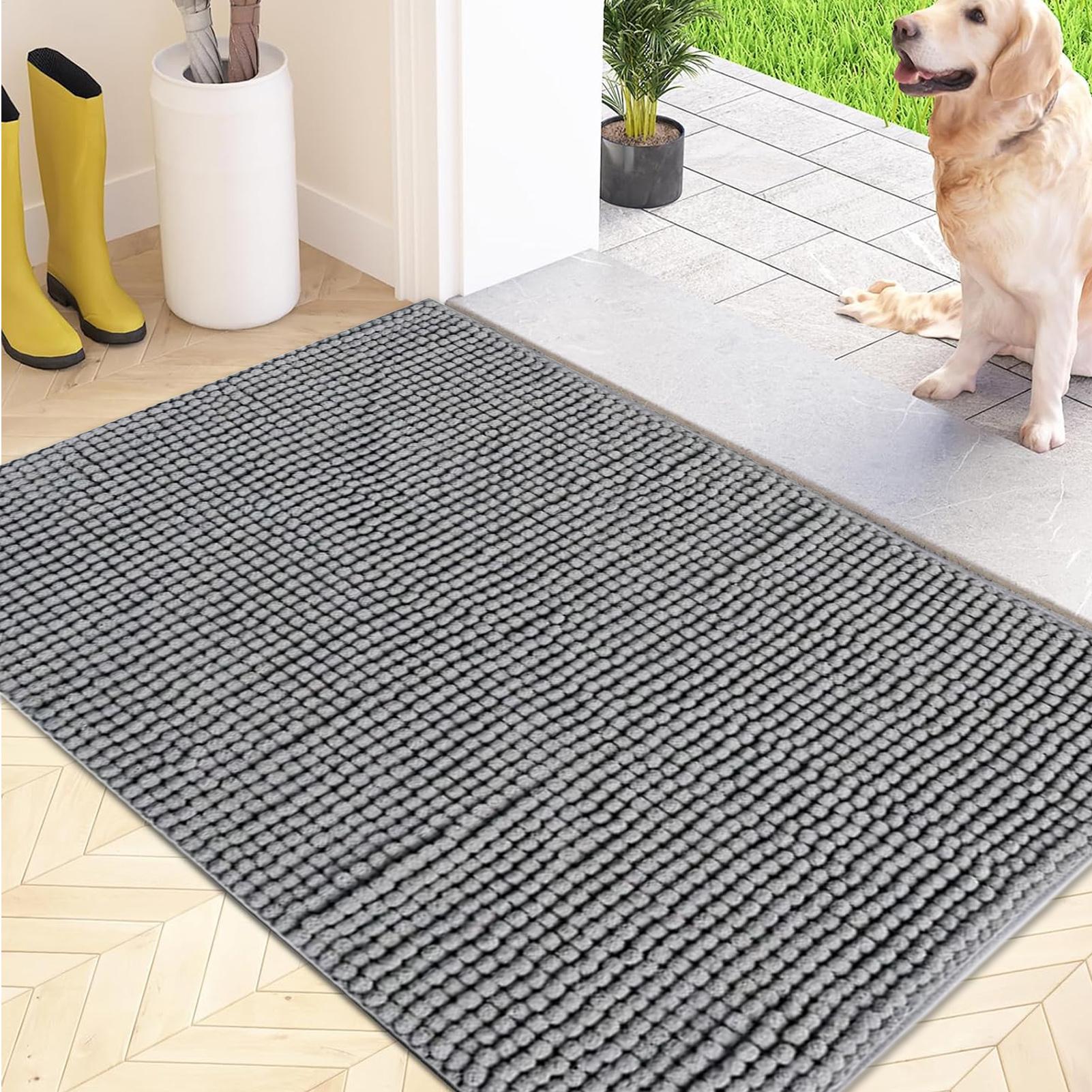 Bamboo Bath Mat - Keset Pintu Anjing untuk Cakar Berlumpur