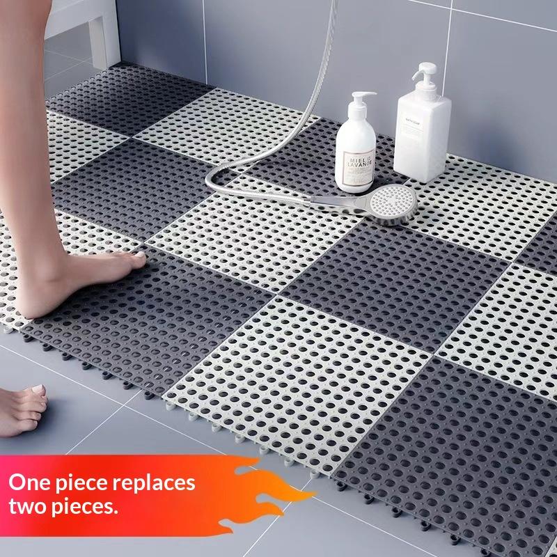 Bamboo Bath Mat - Alas Anti-Selip Kamar Mandi, Alas Tahan
