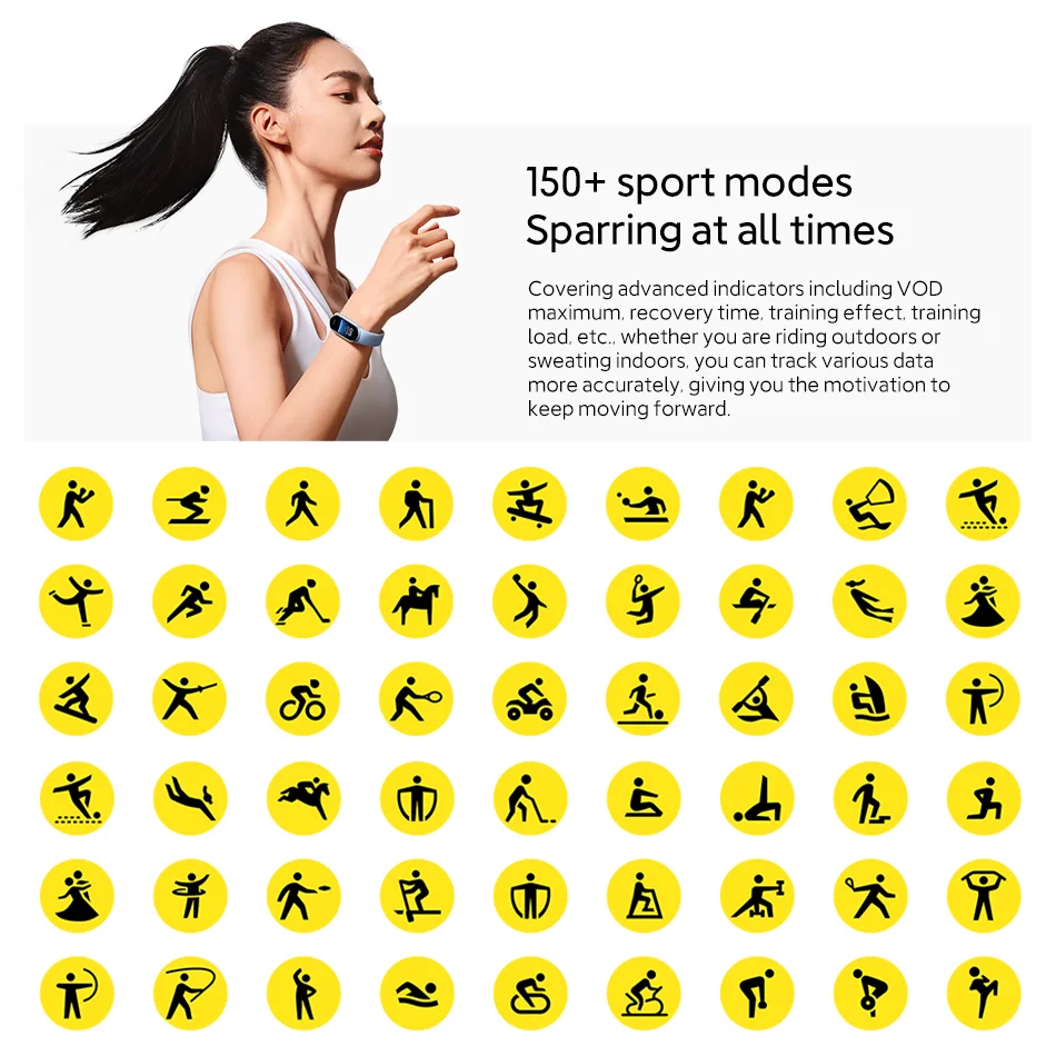 Xiaomi Mi Band 9 Layar AMOLED  - Health Wellness Bracelet ulasan dan harga