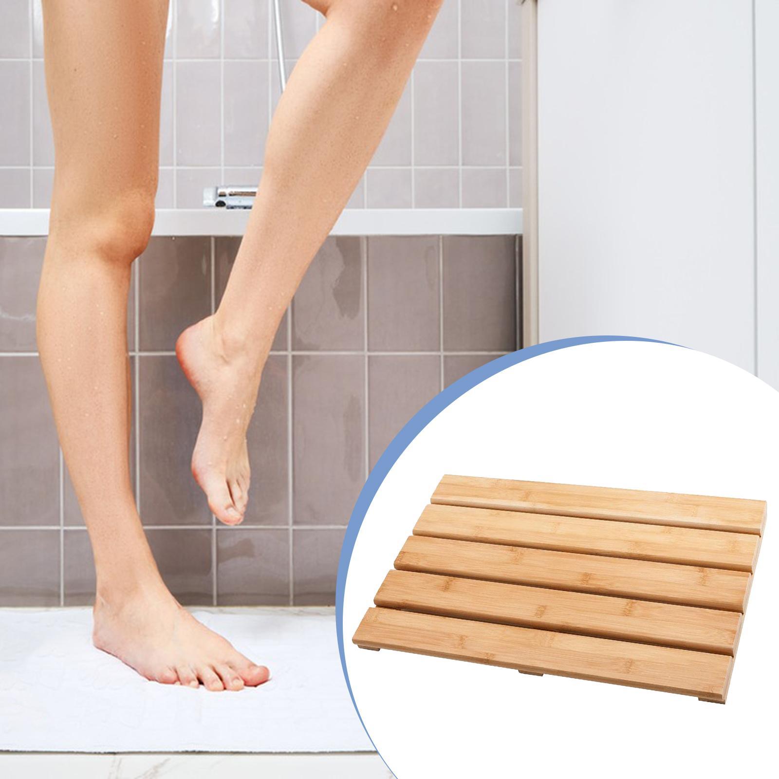 Keset Kamar Mandi Bambu Stylis - Bamboo Bath Mat ulasan dan harga
