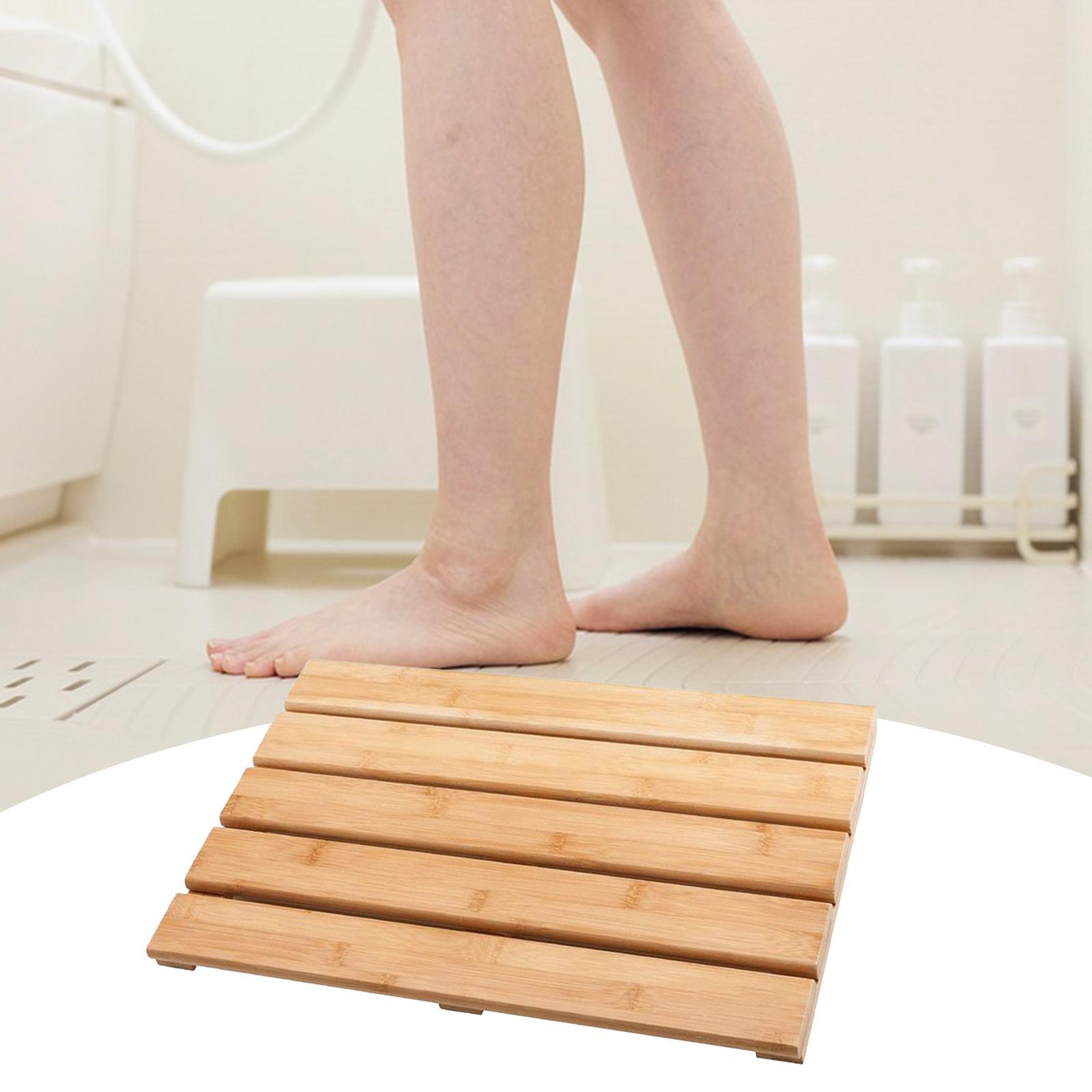 Keset Kamar Mandi Bambu Stylis - Bamboo Bath Mat ulasan dan harga