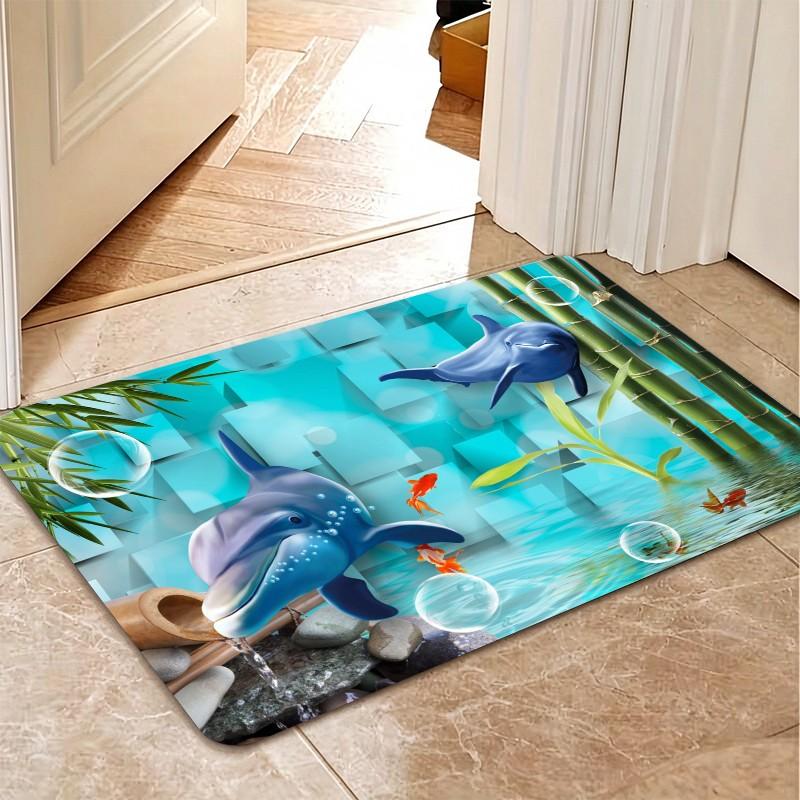 1 Buah Keset Pintu Bambu Motif - Bamboo Bath Mat ulasan dan harga