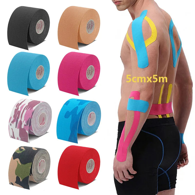 1/6 Buah Stiker Pita Kinesiolo - Sports Taping Precut ulasan dan harga